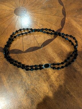 Black Costume Necklace